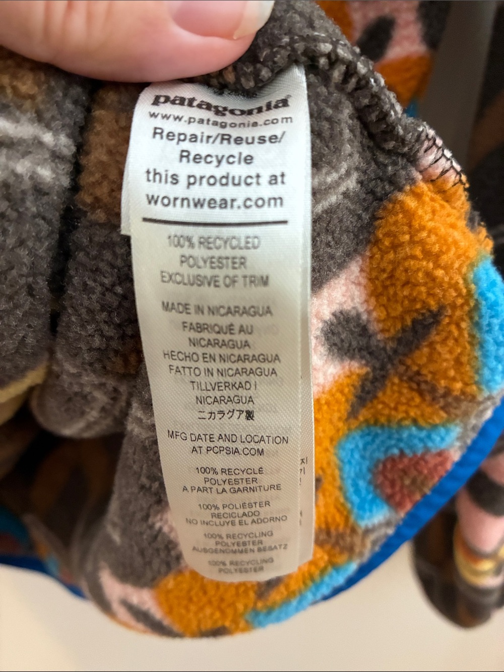 Patagonia Unisex Anthos Snap Fleece XL EUC - Picture 9 of 11